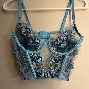 Sheer corset top size M